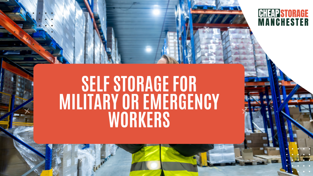 Self Storage for Military or Emergency Workers